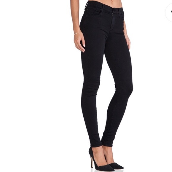 Agolde Sophie High Rise Skinny jean - size 24 - color Luxe (black) - Picture 3 of 3